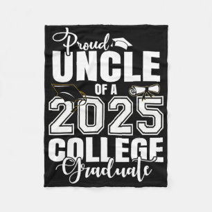Stolz auf einen 2025-Uni-Graduate-Abschluss Fleecedecke