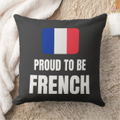 Stolz auf Französisch Kissen (Decke)