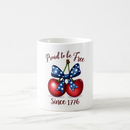Stolz auf freie Tasse (Mittel)