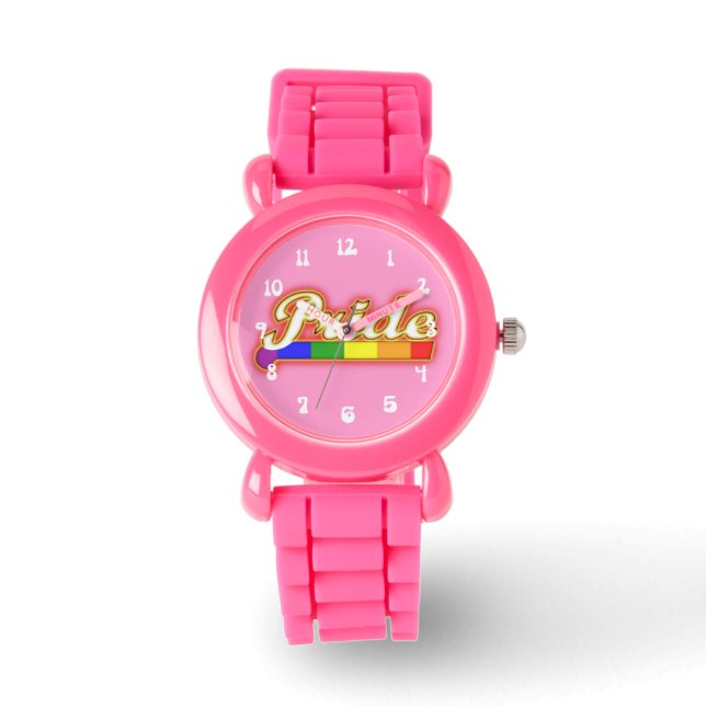 Stolz auf Gay Pride Armbanduhr (Vorderseite)