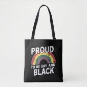 Stolz auf Gay und Black Pride Monat 2025 Tasche (Vorderseite)