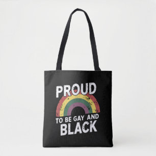 Stolz auf Gay und Black Pride Monat 2025 Tasche