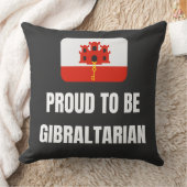 Stolz auf Gibraltar Kissen (Decke)