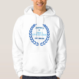 Stolz auf Griechisch - Eigentum der griechischen Z Hoodie