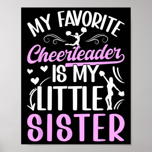 Stolz auf große Schwester, große Schwester eines C Poster (Vorne)
