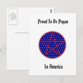 Stolz auf Heide in Amerika Postkarte (Vorne/Hinten)