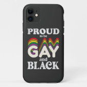 Stolz auf Homosexualität und schwarze LGBT Case-Mate iPhone Hülle (Rückseite)