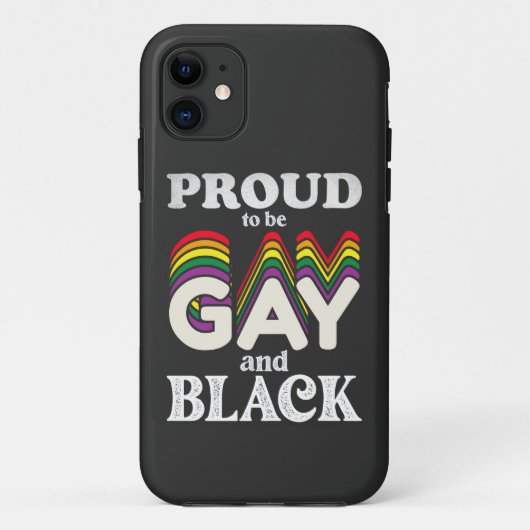Stolz auf Homosexualität und schwarze LGBT Case-Mate iPhone Hülle (Rückseite)
