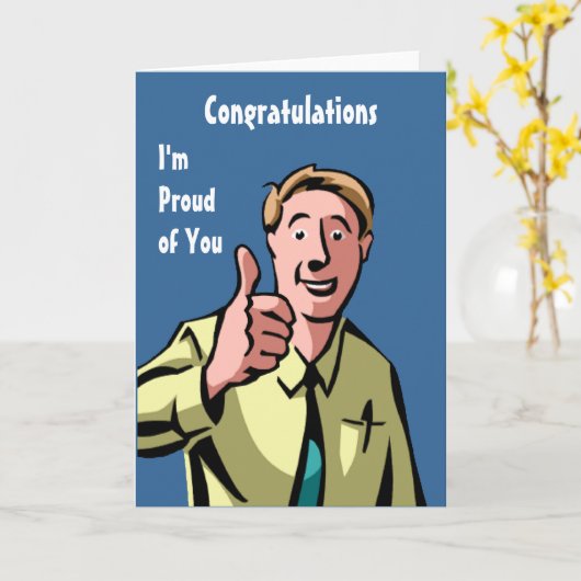 Stolz auf Ihre Karte (Gelbe Blume)