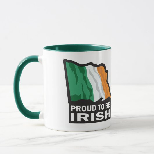 Stolz auf Iren - Irish Drinking Team Tasse (Links)