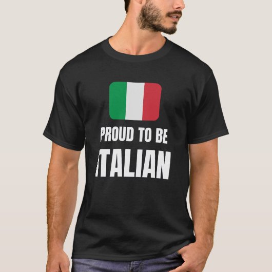 Stolz auf Italienisch T-Shirt (Vorderseite)
