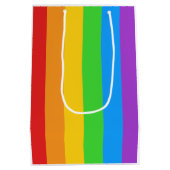 Stolz auf jeden Streifen Mittlere Geschenktüte (Rückseite)