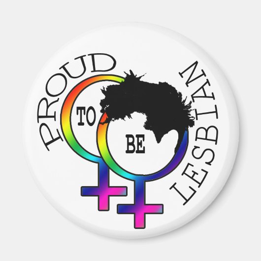 Stolz auf Lesbian Magnet (Vorne)