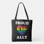 Stolz auf LGBTQ-Stolz Tasche (Rückseite)