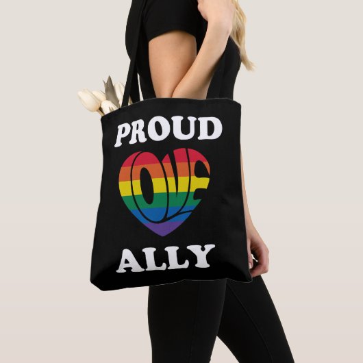Stolz auf LGBTQ-Stolz Tasche (Von Nahem)