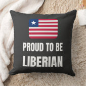 Stolz auf Liberianer Kissen (Decke)