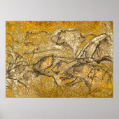 Stolz auf Löwen, unendliche Punkte - nach Chauvet  Poster (Vorne)