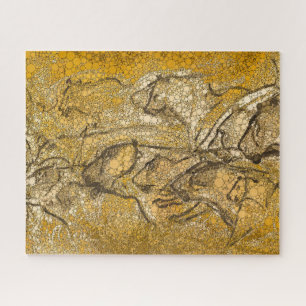 Stolz auf Löwen, unendliche Punkte - nach Chauvet Puzzle