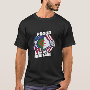 Stolz auf mein Erbe - Patriotischer algerischer Am T-Shirt