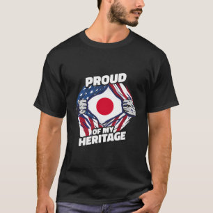 Stolz auf mein Erbe - Patriotischer Amerikaner aus T-Shirt