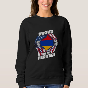 Stolz auf mein Erbe - Patriotischer armenischer Am Sweatshirt