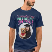 Stolz auf mein Graduate Custom Foto Chrome Lightni T-Shirt (Vorderseite)