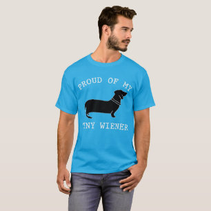 Stolz auf mein kleines Wiener Würstchen Lustiger D T-Shirt