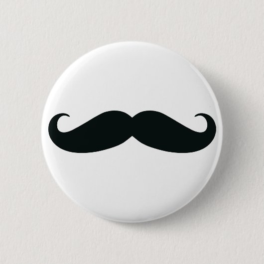 Stolz auf mein Stache….Schnurrbart Button (Vorderseite)