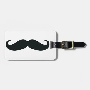 Stolz auf mein Stache….Schnurrbart Gepäckanhänger