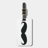 Stolz auf mein Stache….Schnurrbart Gepäckanhänger (Vorderseite vertikal)