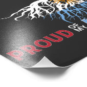 Stolz auf meine argentinischen Wurzeln Hispanic He Fotodruck (Ecke)