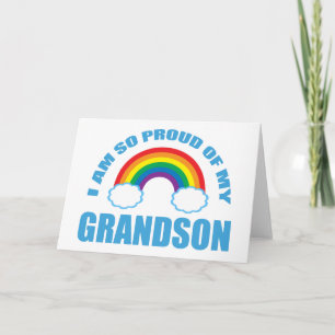 Stolz auf meine Großmutter Rainbow Karte