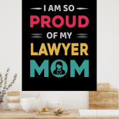 Stolz auf meine Mama Poster (Küche)