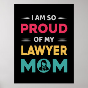 Stolz auf meine Mama Poster