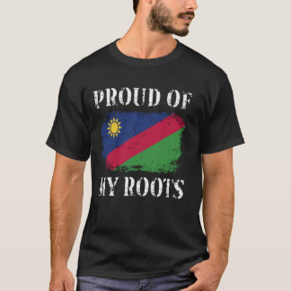 Stolz auf meine namibische Roots-namibische Flagge T-Shirt
