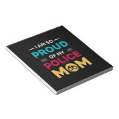Stolz auf meine polizeiliche Mama Notizblock (angewinkelt)