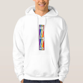 Stolz auf meine Pronomen ist Er sein Sein Hoodie