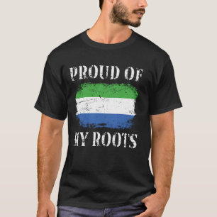 Stolz auf meine Sierra Leone Roots Sierra Leone Fl T-Shirt