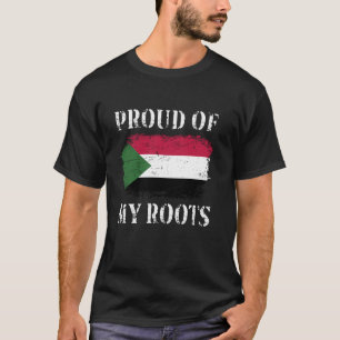 Stolz auf meine sudanesischen Wurzeln sudanesische T-Shirt