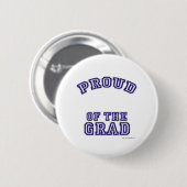 Stolz auf meinen Absolventen schlicht Button (Vorne & Hinten)