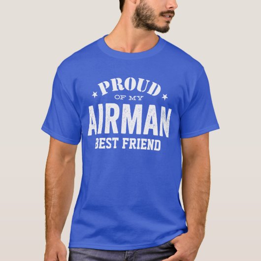 Stolz auf meinen besten Freund der LUFTWAFFE T-Shirt (Vorderseite)