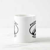 Stolz auf meinen Herkunfts-Schimpansen Kaffeetasse (Mittel)