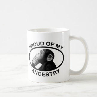 Stolz auf meinen Herkunfts-Schimpansen Kaffeetasse