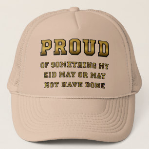 Stolz auf meinen Kid-Funny-Ball-Hut Truckerkappe