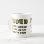 Stolz auf meinen Kid Funny Mug Kaffeetasse (Vorderseite Links)