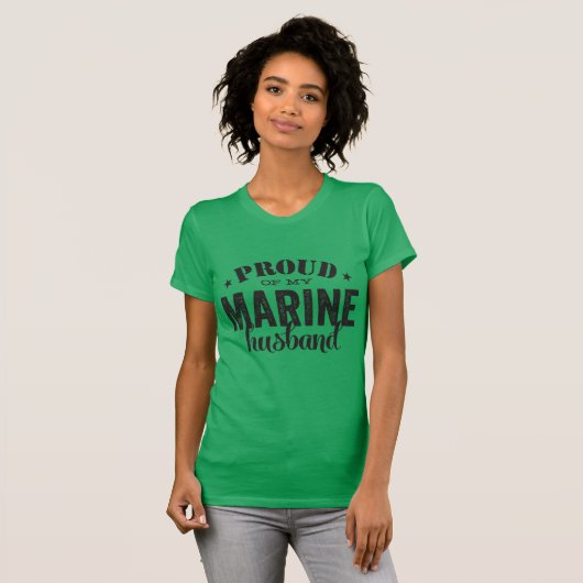 Stolz auf meinen MARINE-Mann T-Shirt (Vorne ganz)