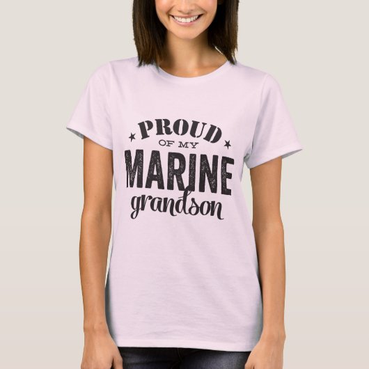 Stolz auf meinen MARINEenkel T-Shirt (Vorderseite)