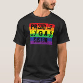 Stolz auf meinen schwulen Schwanz Gay Pride Regenb T-Shirt (Vorderseite)