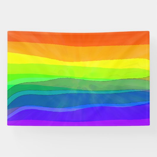 Stolz auf mich - LGBTQIA-Stolz Banner (Horizontal)