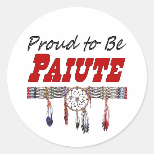 Stolz auf Paiute Window Decoder Sticker (Vorderseite)
